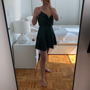 FOREST GREEN COWL NECK DRESS 💚🫶🏼